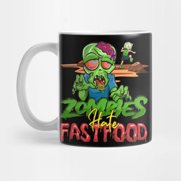 Zombies Hate Fastfood by Diskarteh